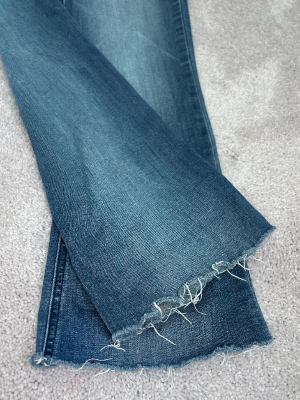 Democracy cropped girlfriend jeans with raw edge - Picture 4 of 5